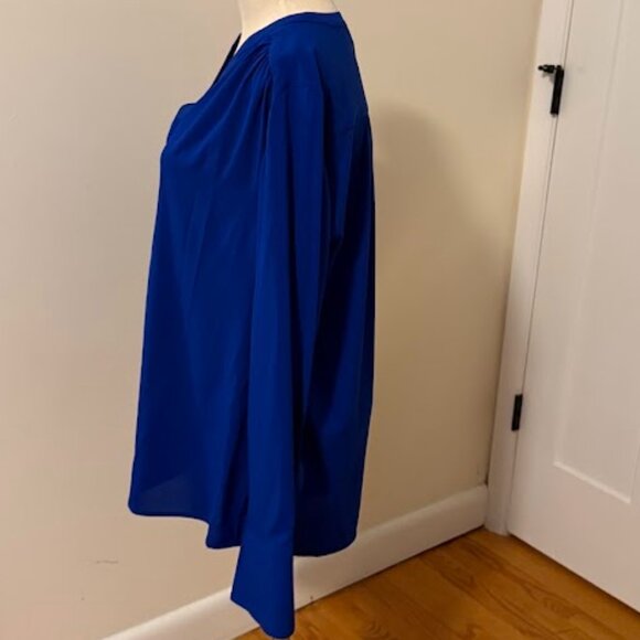 Calvin Klein Blue Tunic Blouse - Picture 4 of 8